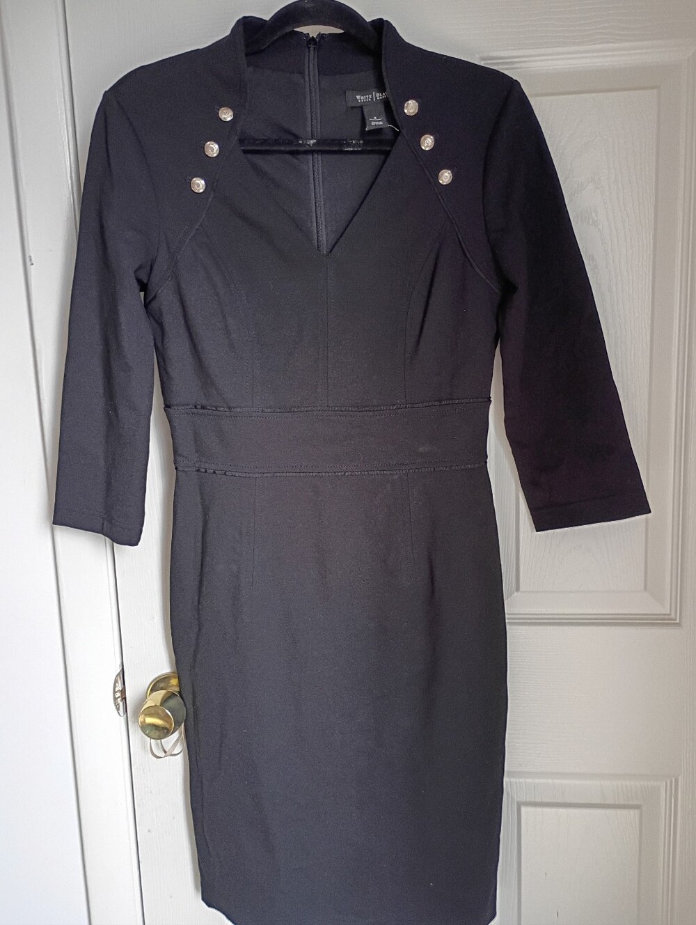 black sheath dress  by White House Black Market